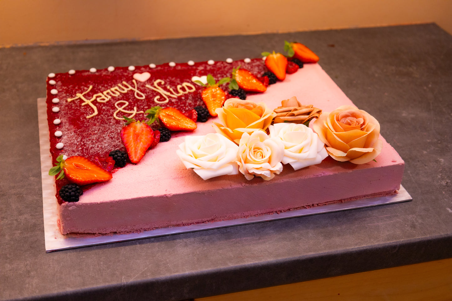 Entremet en cadre